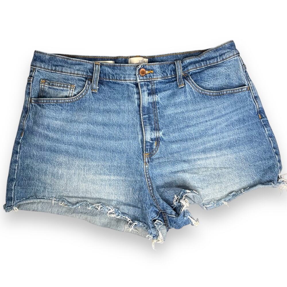 Universal Thread Highest Rise Shortie Jean Shorts Size 16